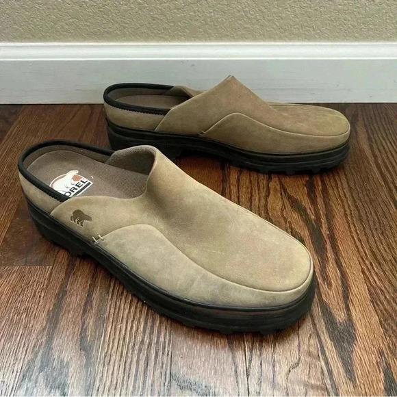 Sorel Adirondack Mule Men’s Slip On Size 9 Tan Leather Shoes NM4151-208 - Picture 16 of 16